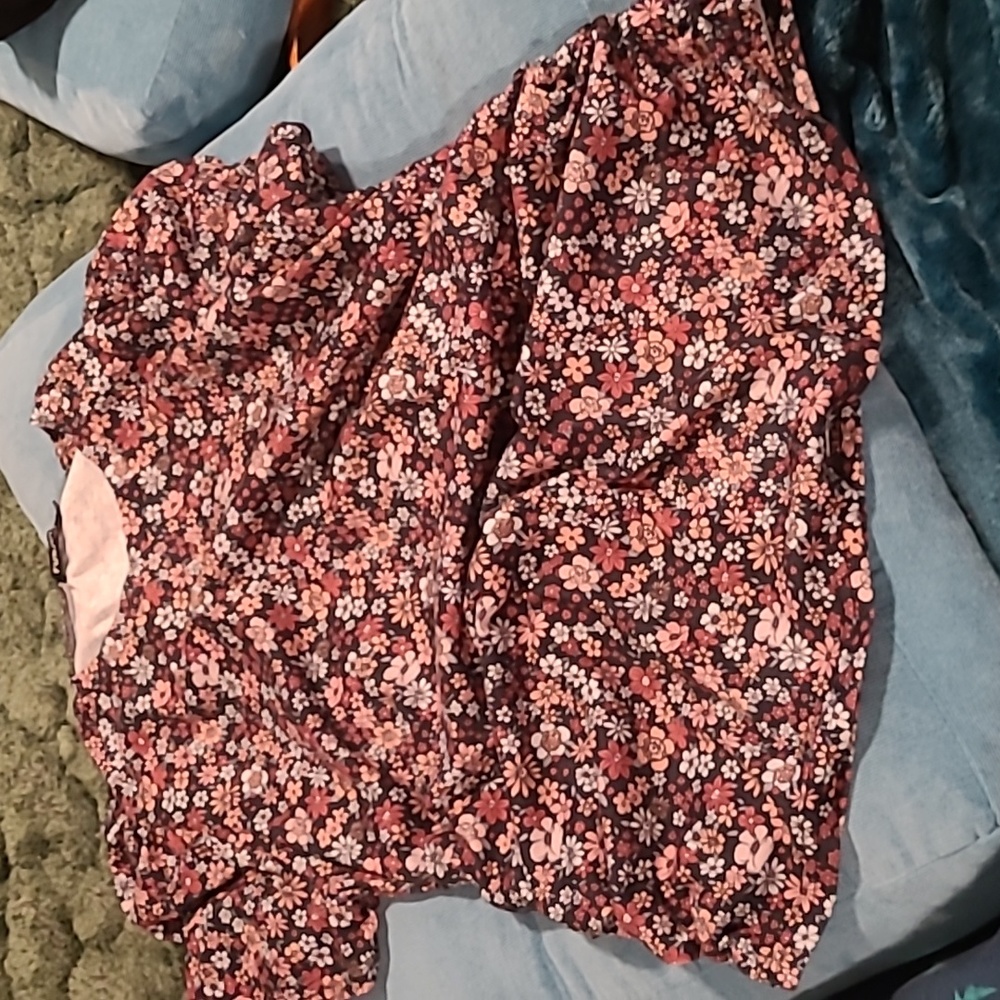 2XL Maternity Floral T-Shirt